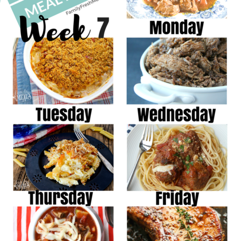 Easy Weekly Meal Plan Week 7