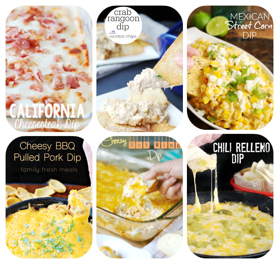 60 Game Day Super Bowl Appetizers - Dips