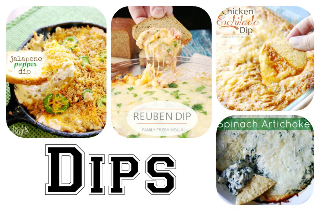 60 Game Day Super Bowl Appetizers - Dips