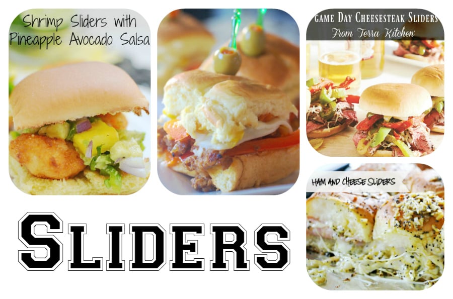 60 Game Day Super Bowl Appetizers - Sliders