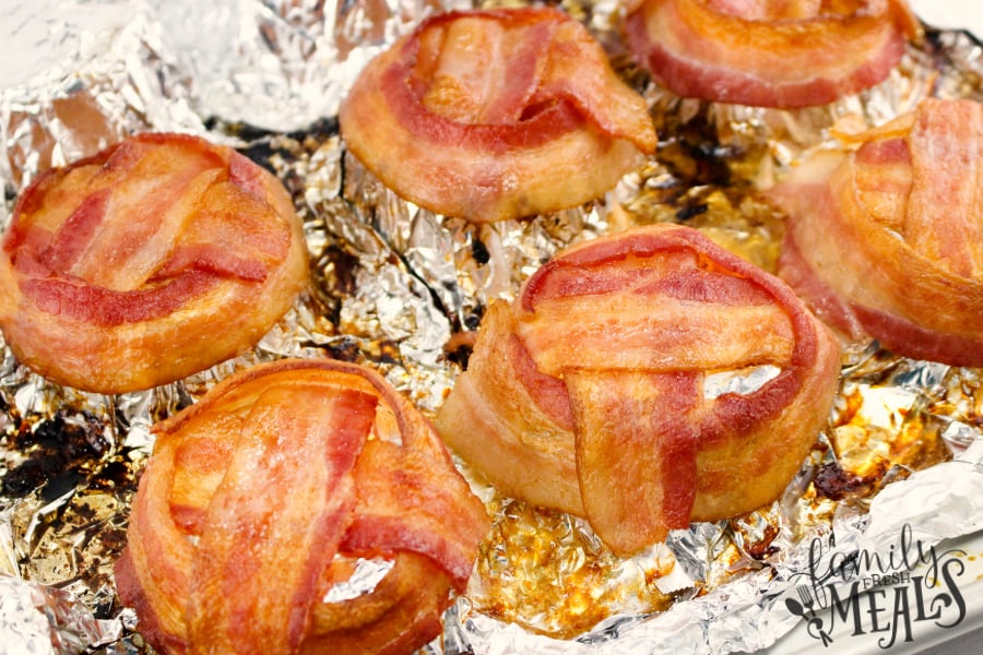 Caesar Salad Bacon Cups Recipe - Step 1- FamilyFreshMeals.com