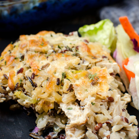 Chicken Wild Rice Casserole - FamilyFreshMeals.com