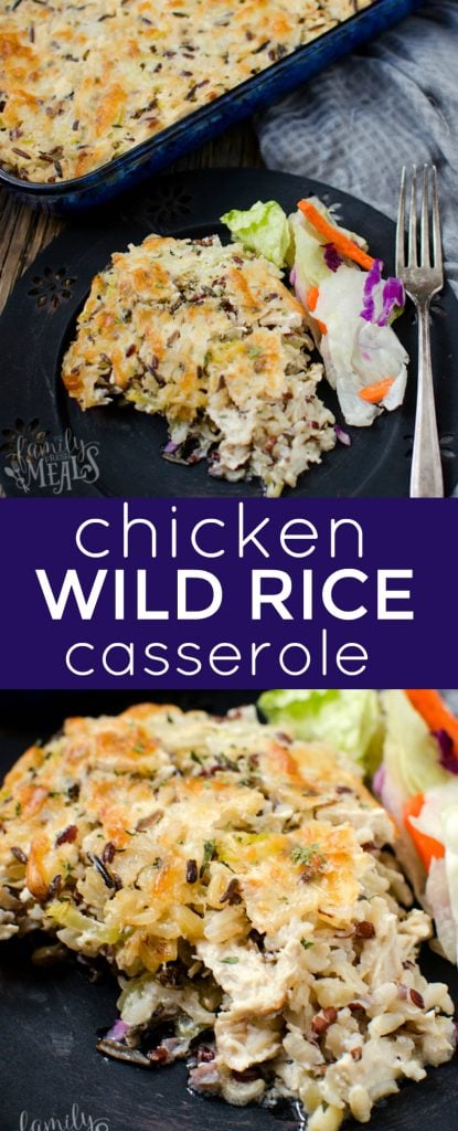 Chicken Wild Rice Casserole Recipe - FamilyFreshMeals.com