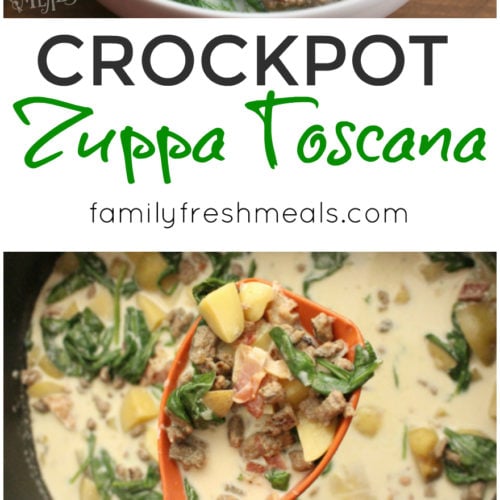 Crockpot Zuppa Toscana Soup - Family Fresh Meals