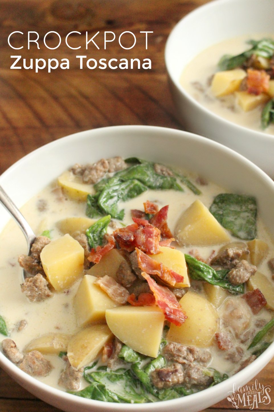 Crockpot Zuppa Toscana Soup Family Fresh Meals