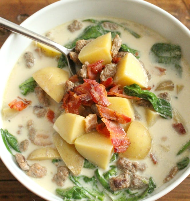 Crockpot Zuppa Toscana Soup - Family Fresh Meals