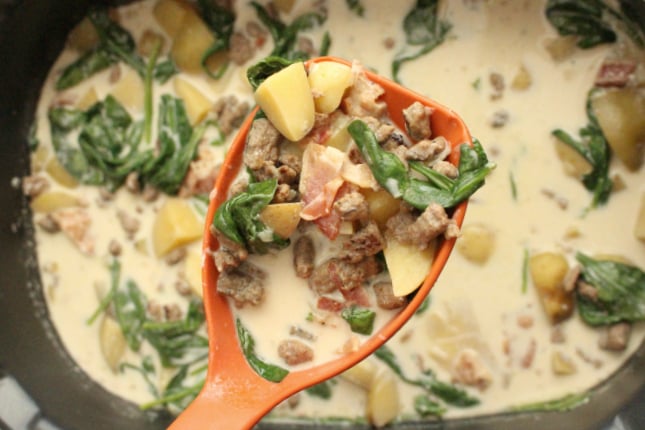 Crockpot Zuppa Toscana Soup - Step 4