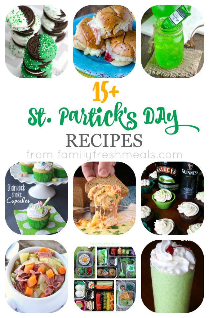 over 15 St Patricks Day Recipe - FamilyFreshMeals.com