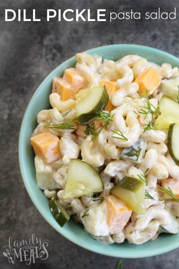 Dill Pickle Pasta Salad