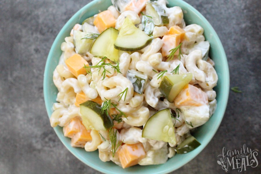 Dill Pickle Pasta Salad - Step 1