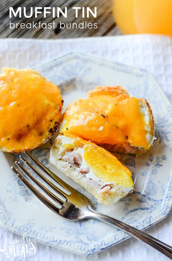 Easy Muffin Tin Breakfast Bundles