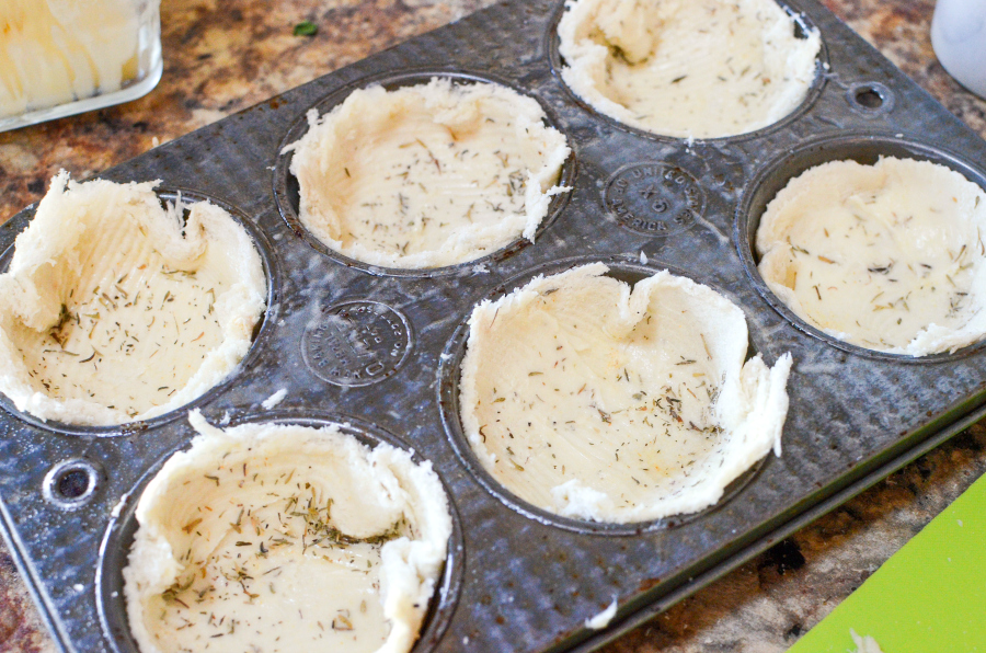 Easy Muffin Tin Breakfast Bundles - Step 3