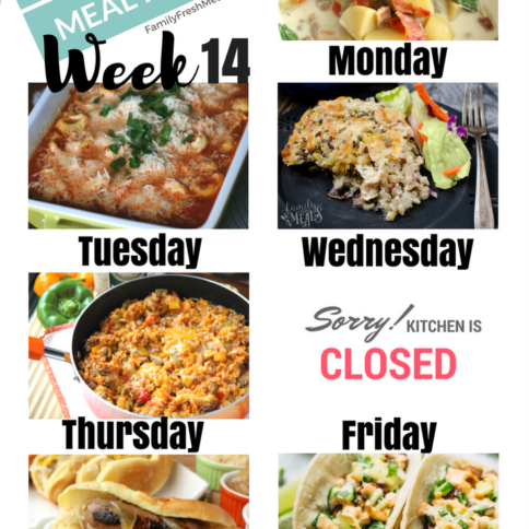 Easy Weekly Meal Plan 14