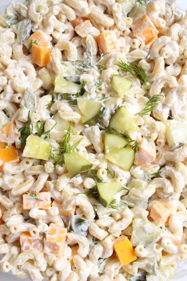 Dill Pickle Pasta Salad Recipe Family Fresh Meals