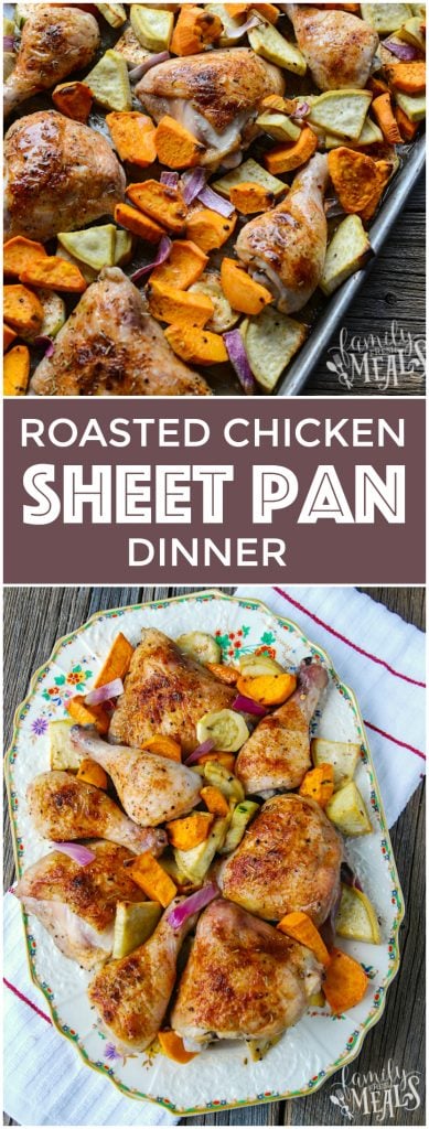 Roasted Chicken Sheet Pan Dinner - Easy Family Recipe