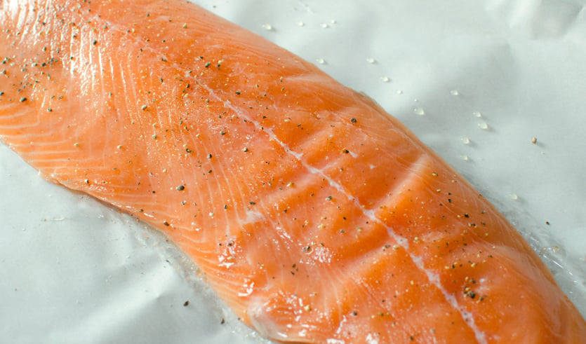 Easy Baked Salmon with Creamy Lemon Yogurt Sauce - Step 1