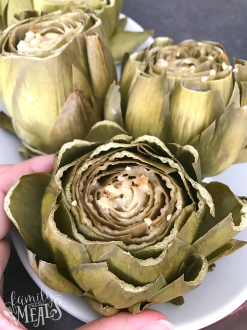 Instant Pot Parmesan Garlic Artichokes - Step 6