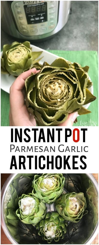 Instant Pot Parmesan Garlic Artichokes - YUMMY Family Fresh Meals Recipe