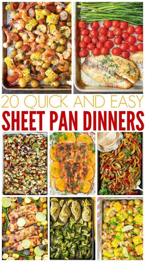 50+ Best Quick and Easy Sheet Pan Recipes, Recipes, Dinners and Easy Meal  Ideas