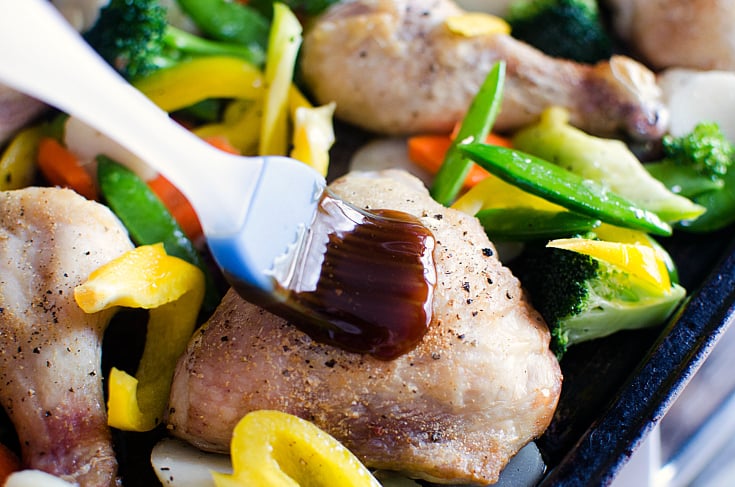 Teriyaki Chicken Sheet Pan Dinner - Step 3