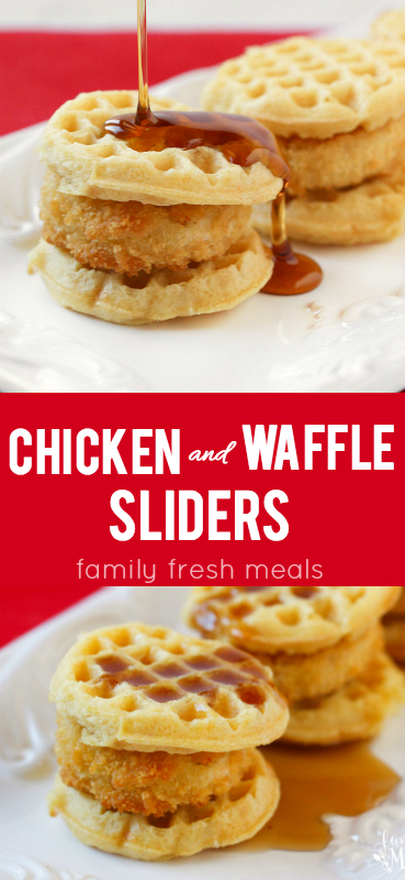 Chicken and Waffle Sliders - Family Fresh Meals -