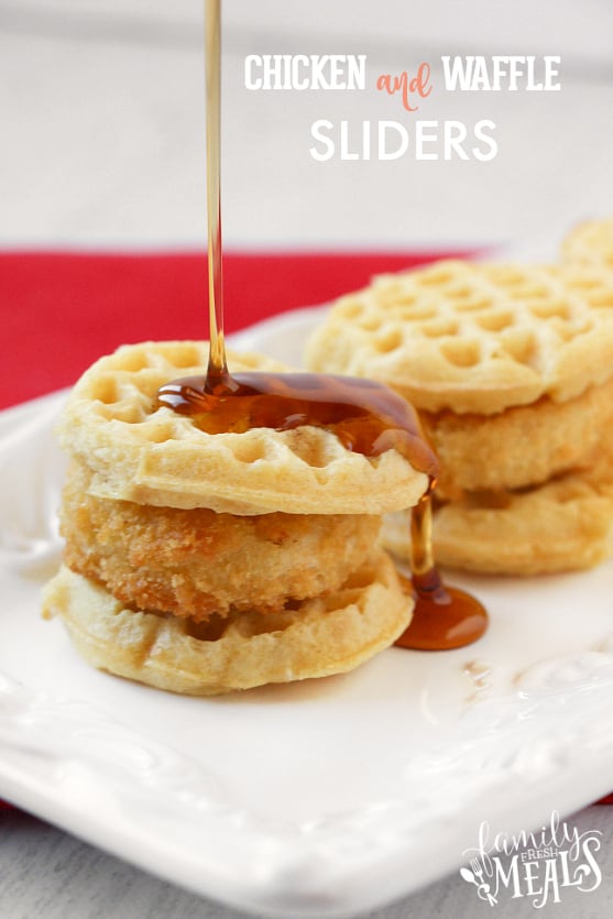 Chicken and Waffle Sliders - Family Fresh Meals