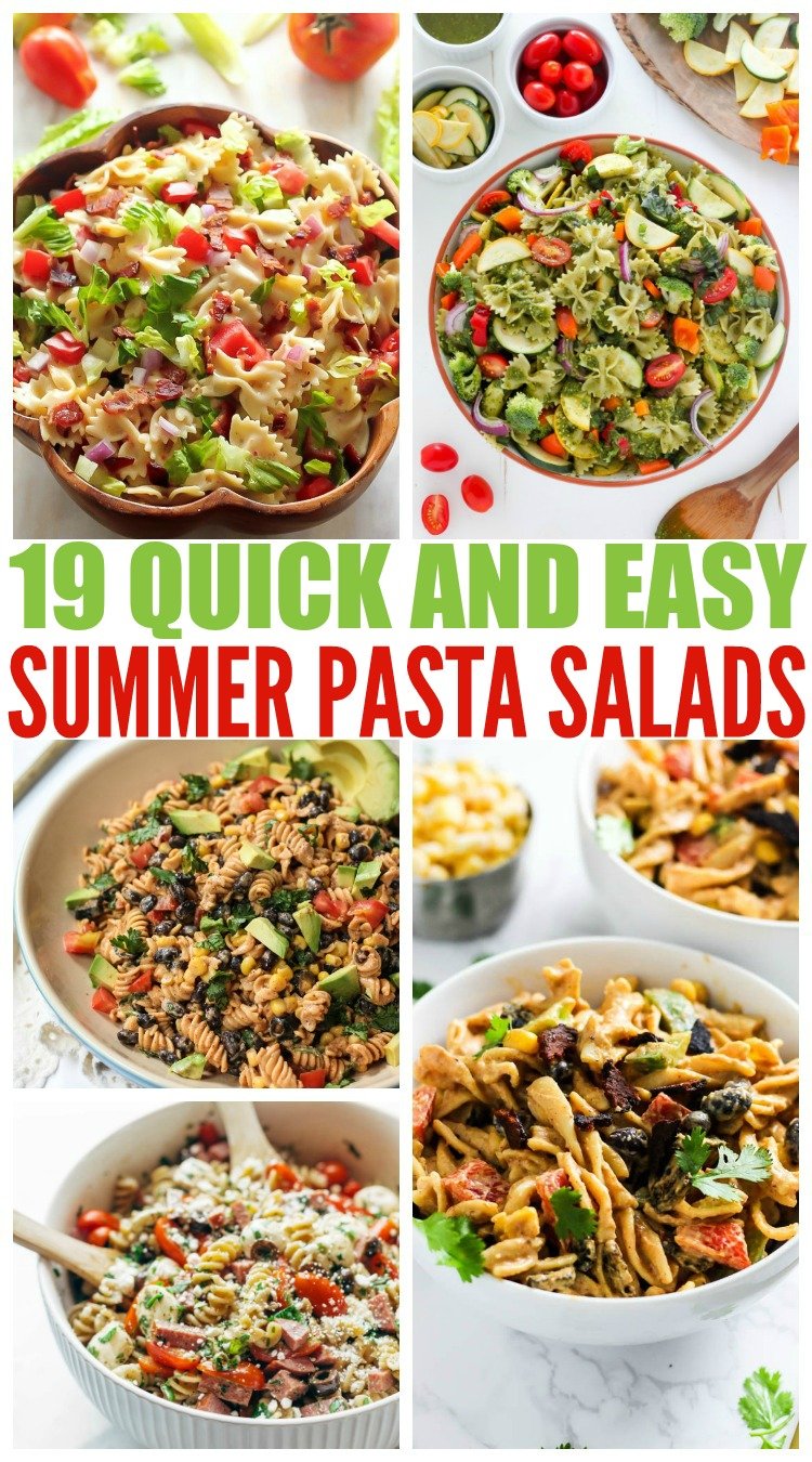 19 Delicious and Easy Pasta Salads