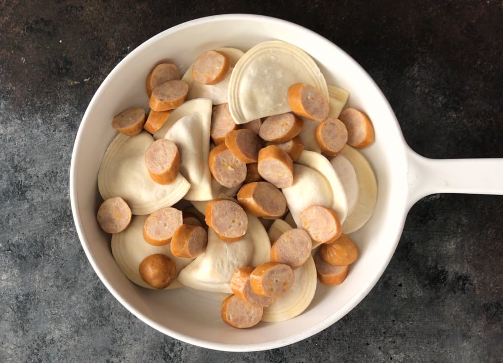 Cheesy Pierogi Casserole - Step 2