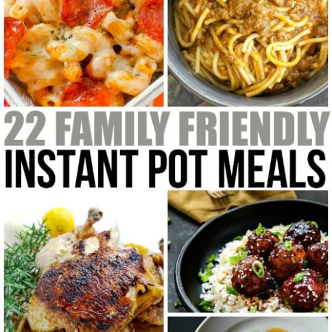 Family Friendly Instant Pot Meals - Family Fresh Meals