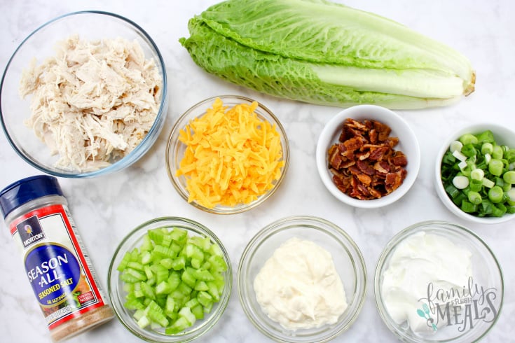 Loaded Chicken Salad - Ingredients