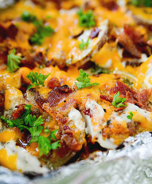 Bacon Ranch Potatoes Grill Foil Packet Recipe - Family Fresh Meals Recipe