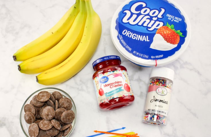 Banana Split Bites - Ingredients - Family Fresh Meals