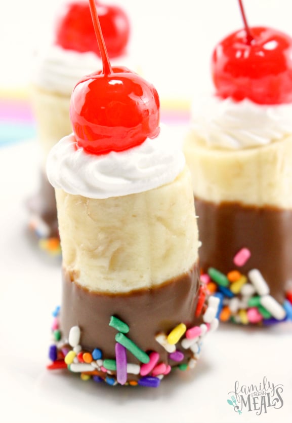 Banana Split Bites Recipe - Family Fresh Meals