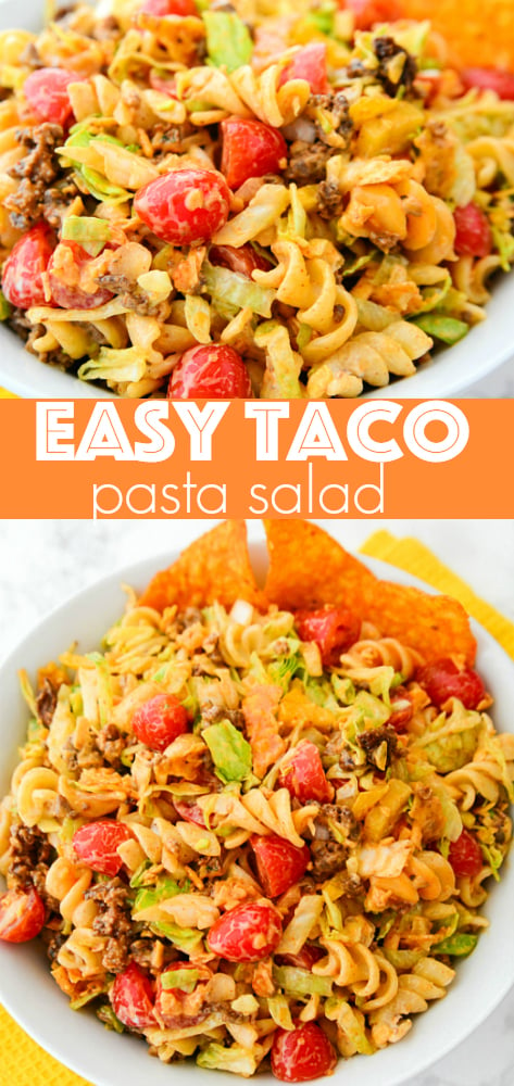 Easy Taco Pasta Salad - Family Fresh Meals