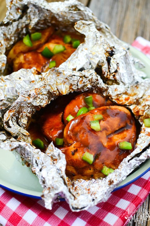 Hawaiian Chicken Foil Packets Recipe - Family Fresh Meals