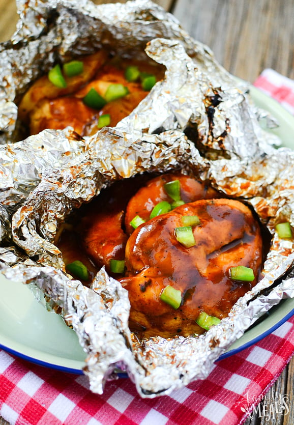 Hawaiian Chicken Foil Packets Recipe - Family Fresh Meals