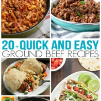 Quick and Easy Ground Beef Recipes