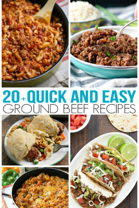 Over 20 Quick and Easy Ground Beef Recipes - Family Fresh Meals