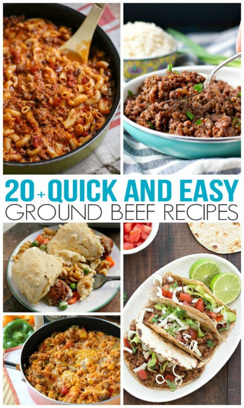 Quick and Easy Ground Beef Recipes - Family Fresh Meals