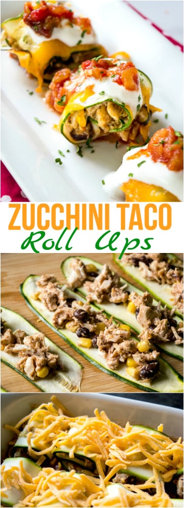 These Zucchini Taco Roll Ups came out as tender, juicy bites bursting with Mexican flavor. Not only are they delicious, but super healthy! via @familyfresh