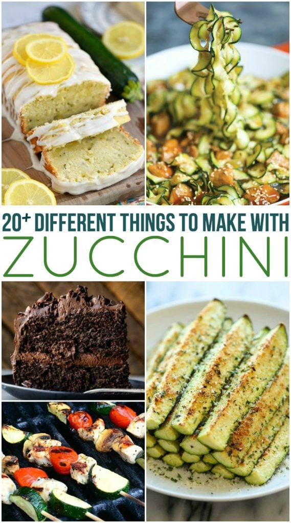 20 Different Zucchini Recipes - Family Fresh Meals