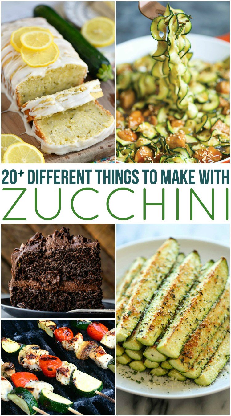 20 Different Zucchini Recipes