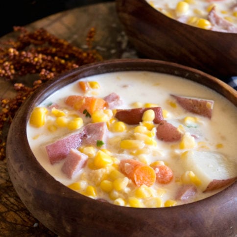 Creamy Crockpot Corn Chowder Recipe - Family Fresh Meals Recipe