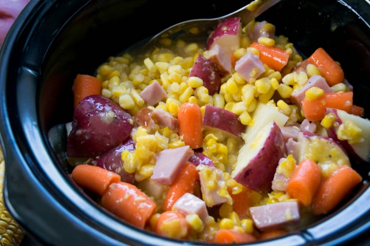 Creamy Crockpot Corn Chowder - Step 1