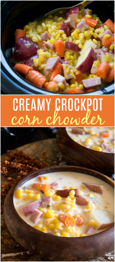 Creamy Crockpot Corn Chowder Yummy Recipe -Family Fresh Meals