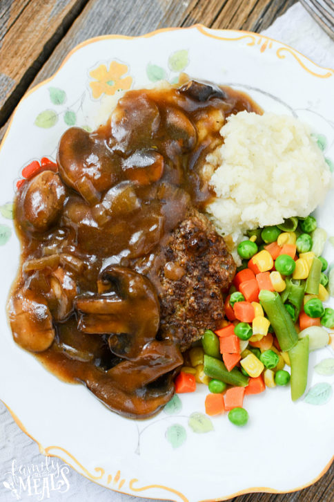 Crockpot Salisbury Steak Recipe - Family Fresh Meals Recipe