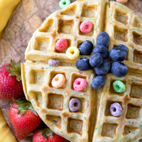 Froot Loops Waffles - Recipe - Family Fresh Meals