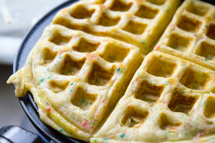 Froot Loops Waffles - Step 4