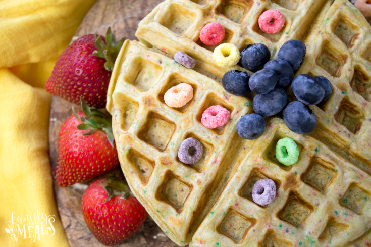 Froot Loops Waffles - Step 5