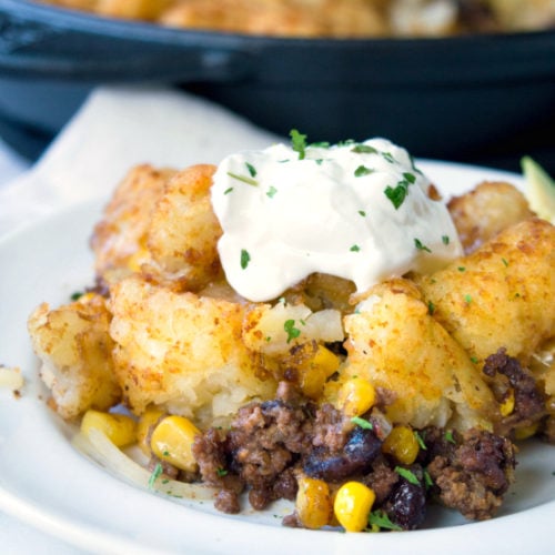 Mexican Tater Tot Casserole - Family Fresh Meals